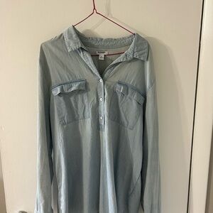 Old Navy Sky Blue Casual Shirt